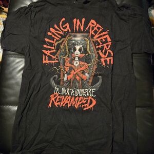Black Graphic Falling In Reverse T-Shirt